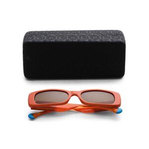 CAMILLA neon orange 51mm Square Sunglasses